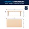 Emma and Oliver 24"W x 48"L Rectangular Plastic Height Adjustable Activity Table Set with 6 Chairs